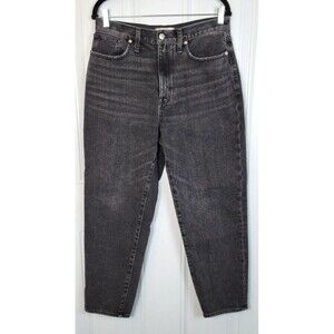 Madewell Baggy Tapered Jeans Size 29 High Rise Gray Wash